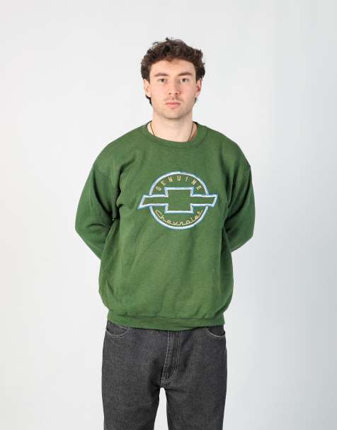 Vintage Lee l sweatshirt in dark green - view 1