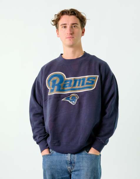 Vintage Lee L Sweatshirt Navy Blue Rams - view 1