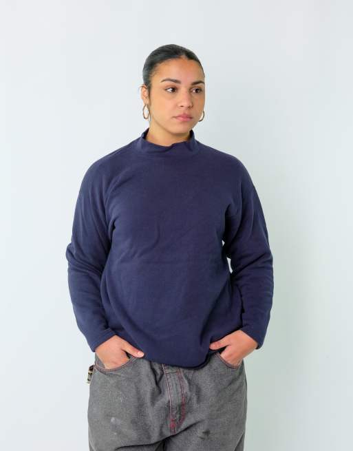 Vintage Lee L Sweatshirt Navy Blue