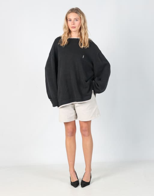 Vintage Lee M denim shorts in white