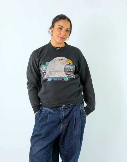 Vintage Lee M Sweatshirt Black