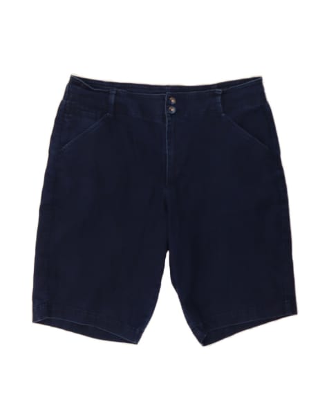 Vintage Lee Mid Rise Denim Shorts US 14 XL W36 In Blue - view 1