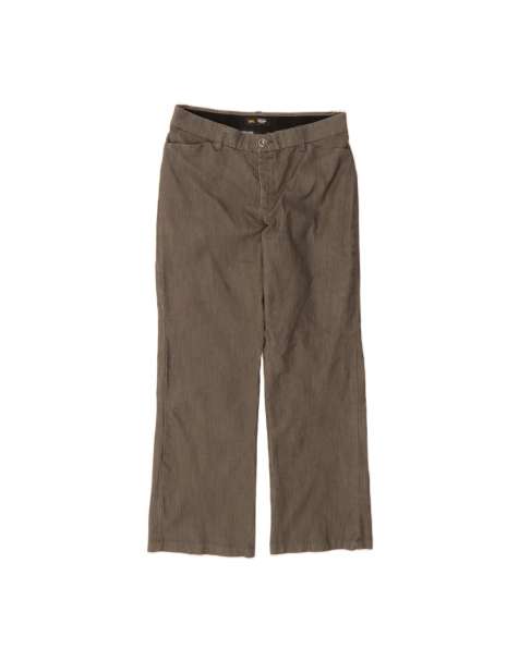 Vintage Lee Mid Rise Fit Casual Trousers US 10 Large W32 L30 In Grey - view 1