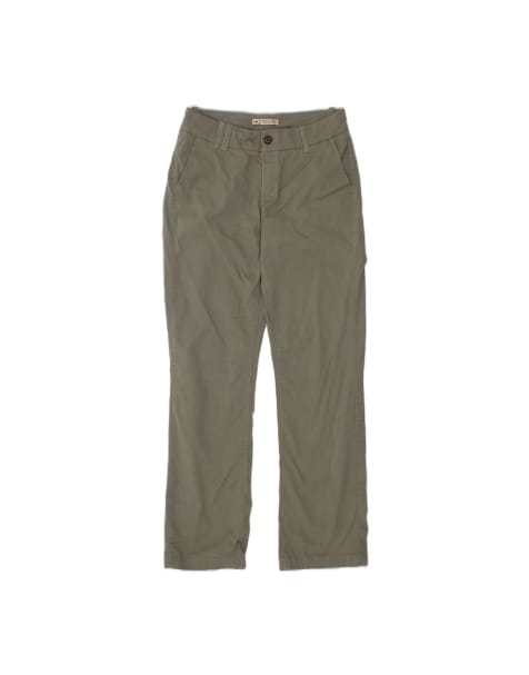 Vintage Lee Mid Rise Straight Chino Trousers US 8 Medium W30 L32 In Grey - view 1