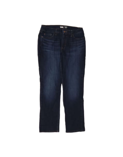 Vintage Lee Mid Rise Straight Jeans US 12 Large W32 L30 In Blue - view 1