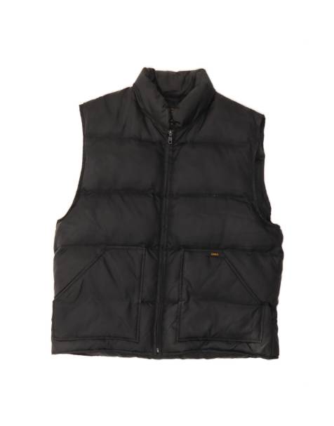Vintage Lee Padded Gilet UK 38 Medium In Black - view 1