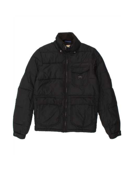 Vintage Lee Padded Jacket UK 36 Small In Black