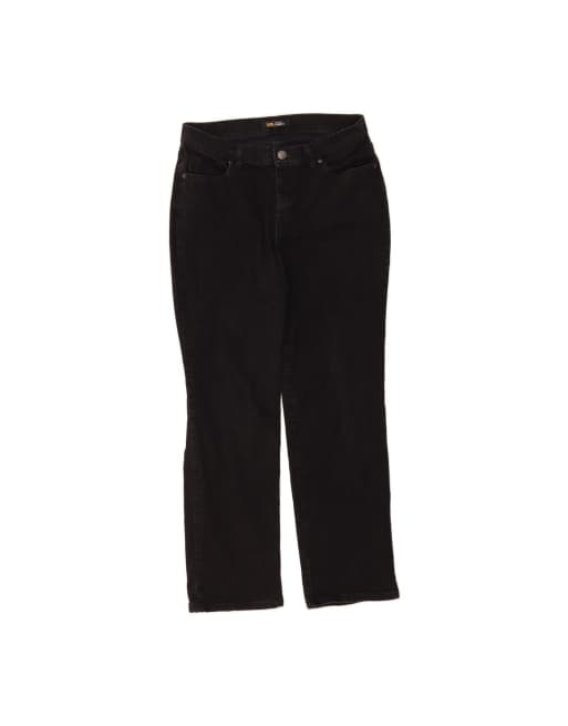 Vintage Lee Relaxed Fit Straight Jeans US 10 Large W32 L29 In Black