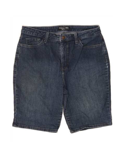 Vintage Lee Riders Mid Rise Bermuda Denim Shorts US 14 XL W36 In Blue - view 1