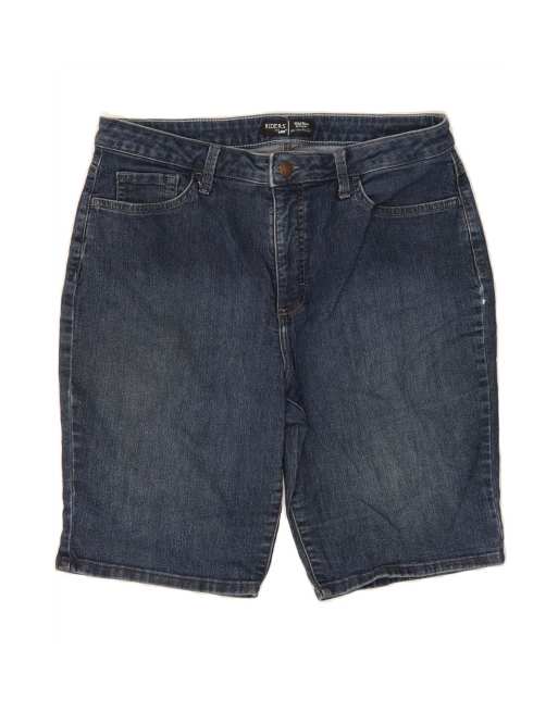 Vintage Lee Riders Mid Rise Bermuda Denim Shorts US 14 XL W36 In Blue