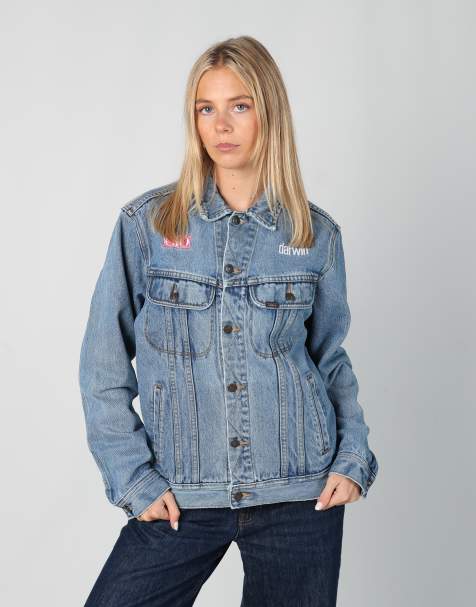 Vintage Lee s denim jacket in light blue - view 1
