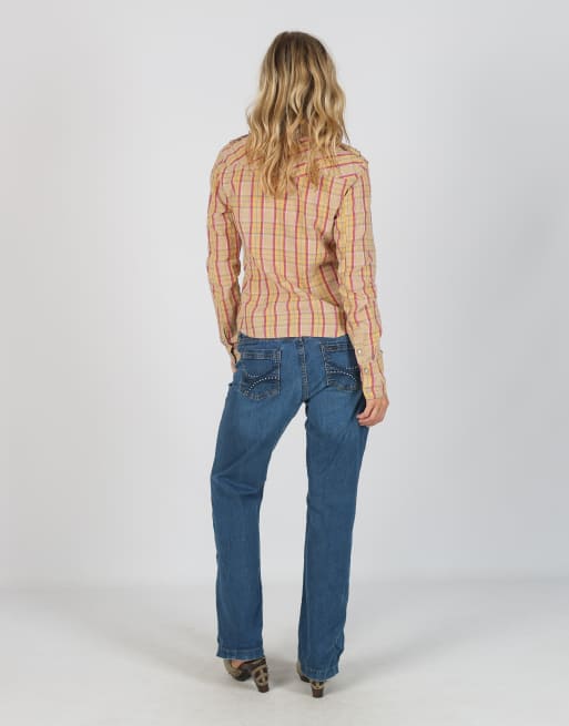 Vintage Lee S straight jeans in blue, 3 of 4