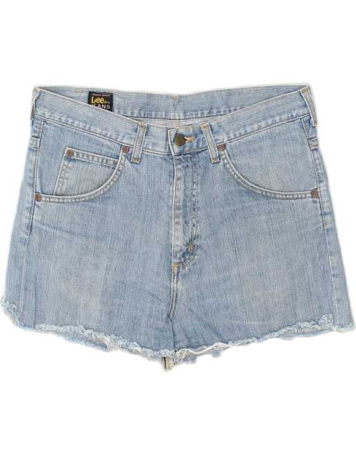 Vintage Lee Size L Denim Shorts in Blue