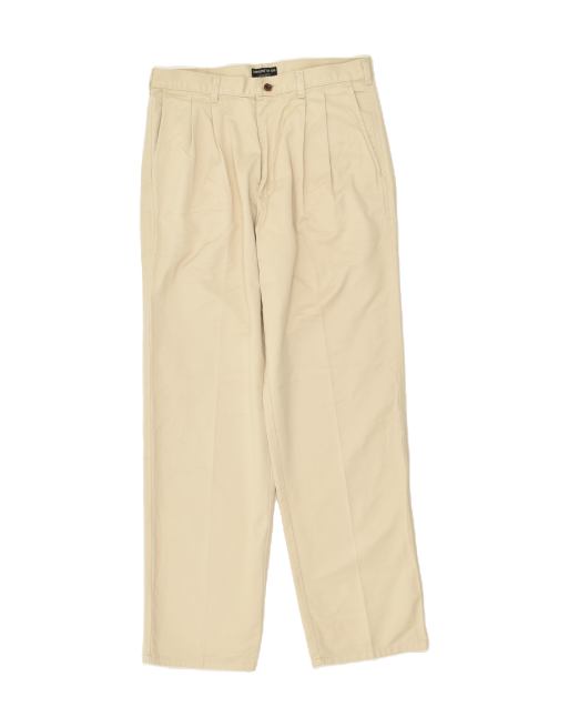 Vintage Lee Size W32 L36 Pegged Chino Trousers in Beige