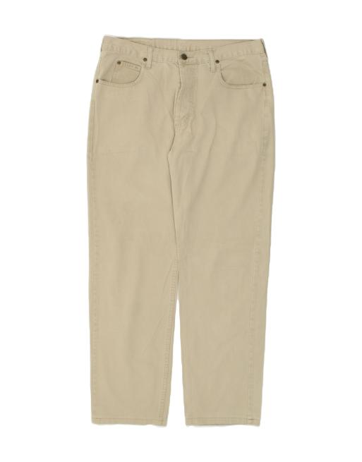Vintage Lee Size W36 L30 Tapered Jeans in Beige