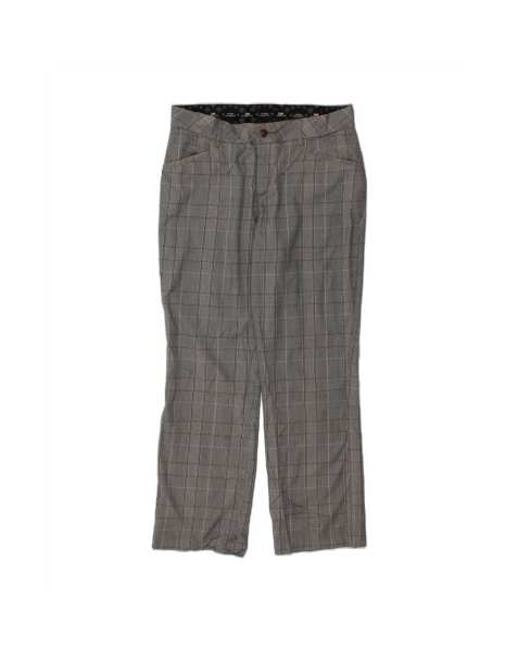 Vintage Lee Straight Casual Trousers US 16 2XL W38 L33 In Grey Check - view 1