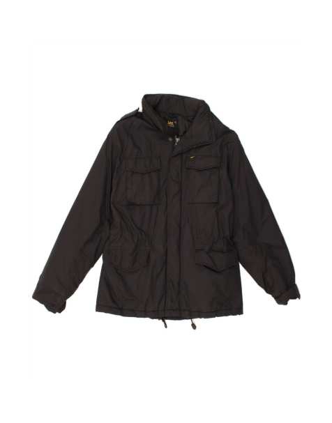 Vintage Lee Utility Jacket UK 38 Medium In Black - view 1