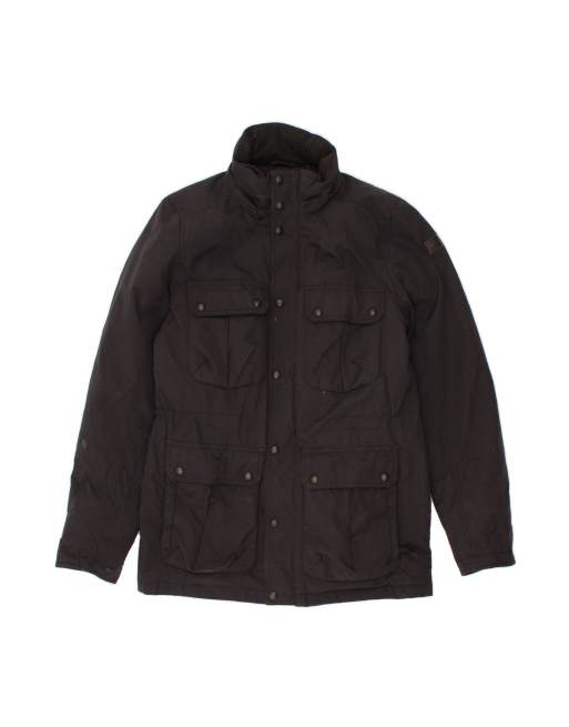 Vintage Lee Windbreaker Jacket UK 36 Small In Black
