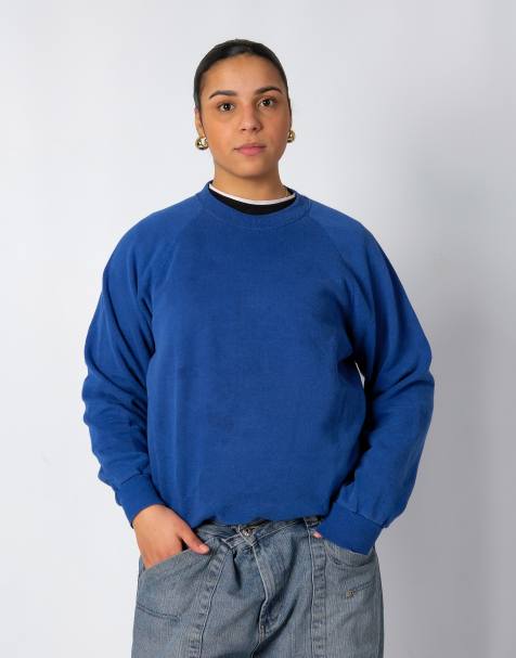 Vintage Lee XL Sweatshirt Blue - view 1
