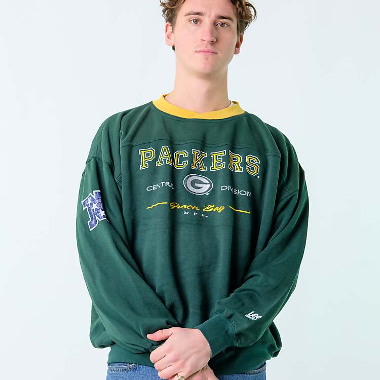 Vintage Lee XL Sweatshirt Dark Green Green Bay Packers | ASOS Vintage Lee XL Sweatshirt Dark Green Green Bay Packers | ASOS