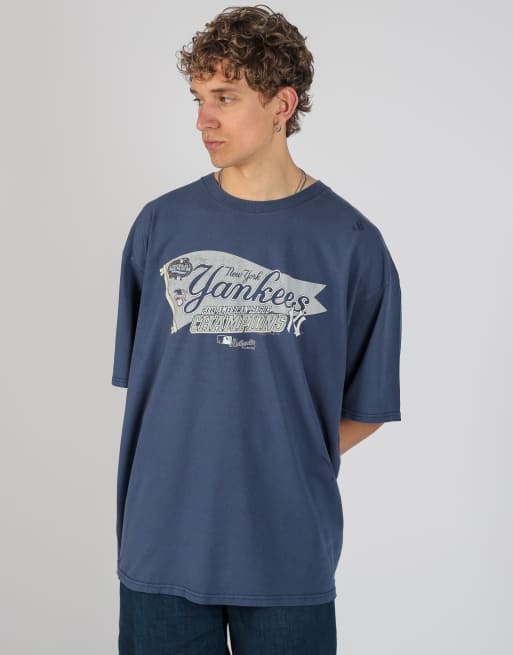 Vintage Lee xxl t-shirt in navy blue, 2 of 4