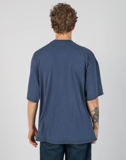 Vintage Lee xxl t-shirt in navy blue, 3 of 4