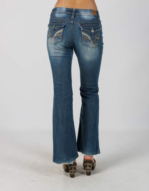 Vintage L.E.I. S flare jeans in blue, 4 of 4