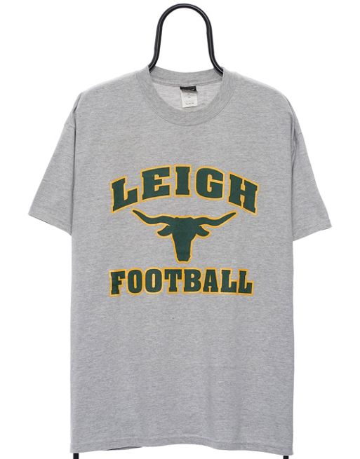 Vintage Leigh Football size XL tshirt in grey