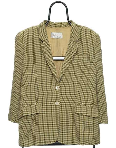 Vintage Les Copains size M blazer jacket in mustard - view 1