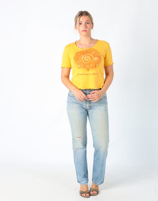 Vintage Levi's 10 straight jeans in light blue