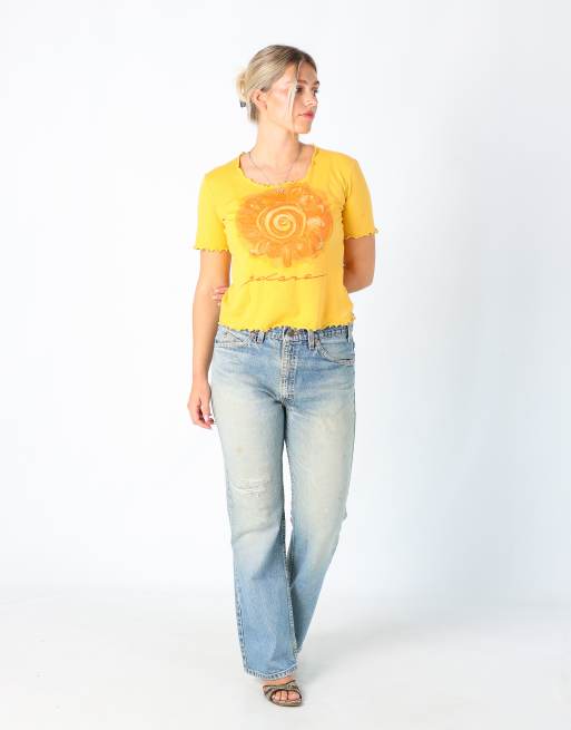 Vintage Levi's 12 straight jeans in light blue