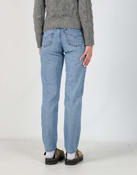 Vintage Levi's 27x31 denim jeans in light blue - view 1