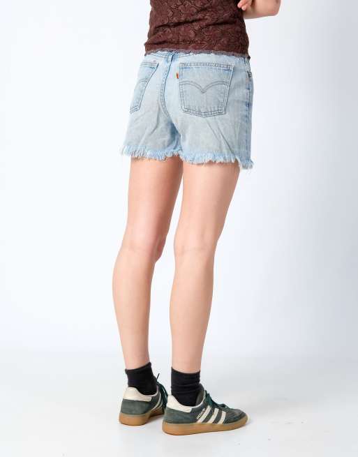 Vintage Levi's 28x15 Denim Shorts Light Blue