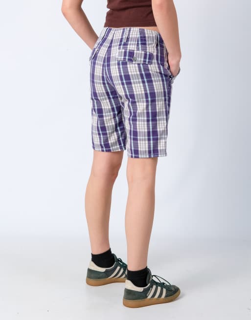 Vintage Levi's 28x18 Canvas Cargo Shorts Purple