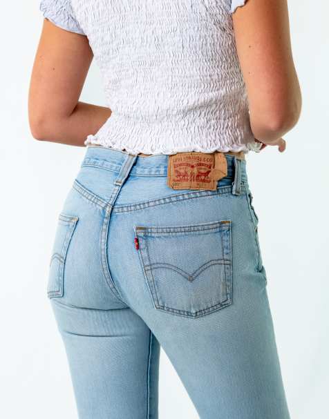 Vintage Levi's 28x32 Denim Jeans Light Blue - view 1