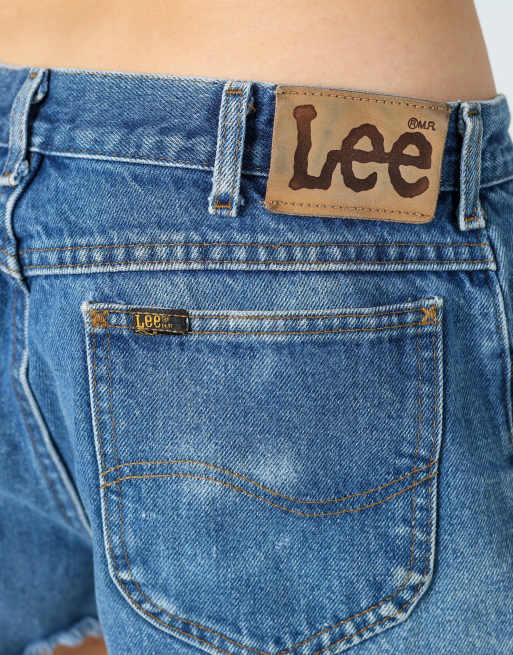 Vintage Levi's 29x20 canvas cargo shorts in light grey, 4 of 4
