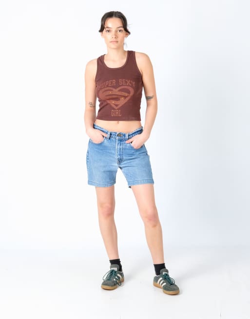 Vintage Levi's 30x15 Denim Shorts Light Blue