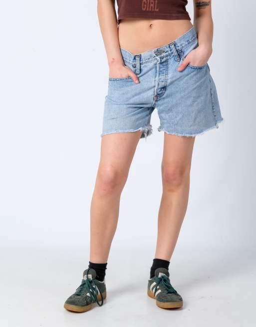 Vintage Levi's 30x15 Denim Shorts Light Blue