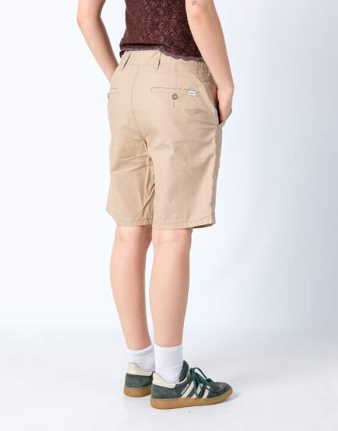 Vintage Levi's 30x20 Canvas Cargo Shorts Tan - view 1