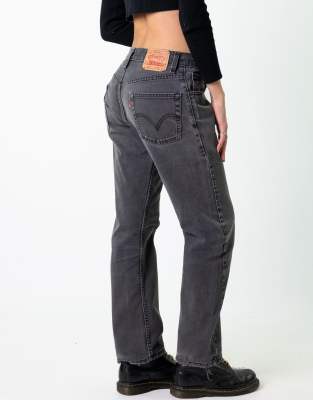 Vintage Levi's (30x30) Jeans in Dark Grey Denim