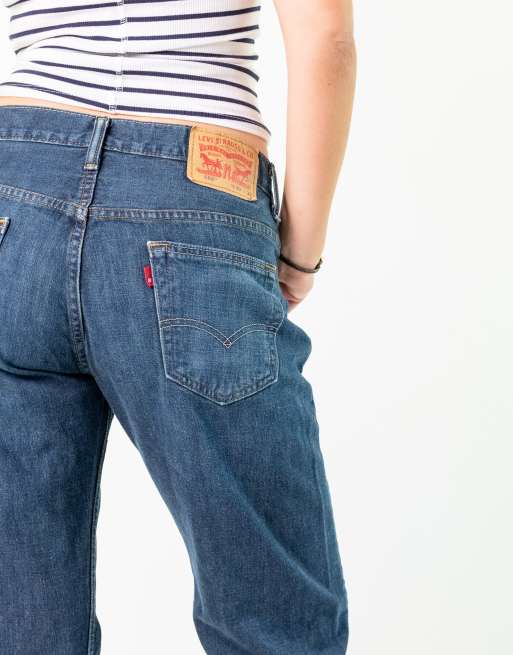 Vintage Levi's 30x32 Denim Jeans Navy Blue