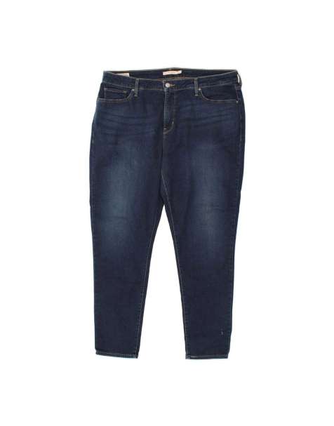Vintage Levi's 310 Shaping Super Slim Jeans US 22 2XL W42 L30 In Blue - view 1