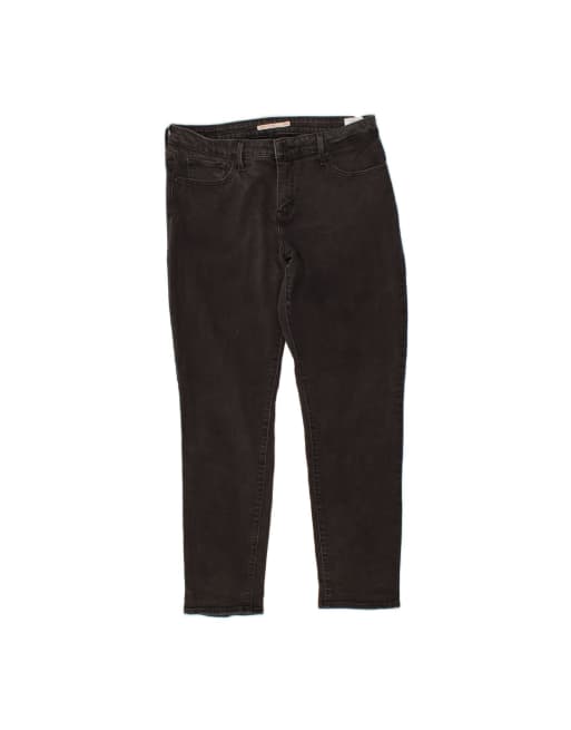 Vintage Levi's 311 Shaping Slim Jeans US 16 2XL W32 L30 In Black