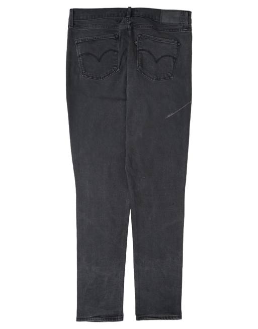 Vintage Levis 311 Skinny Jeans W29 L30 in black