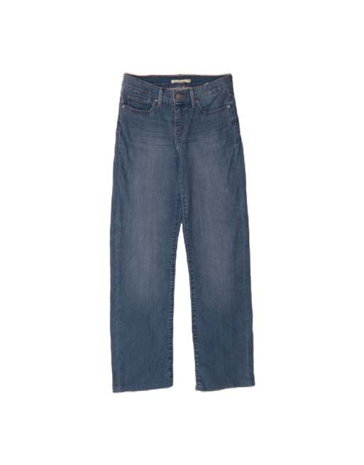 Vintage Levi's 314 Shaping Straight Jeans W28 L30 In Blue