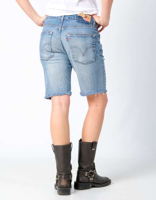 Vintage Levi's 32x19 Denim Shorts Light Blue