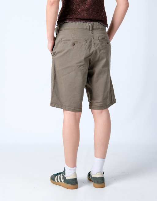 Vintage Levi's 32x20 Canvas Cargo Shorts Khaki Green