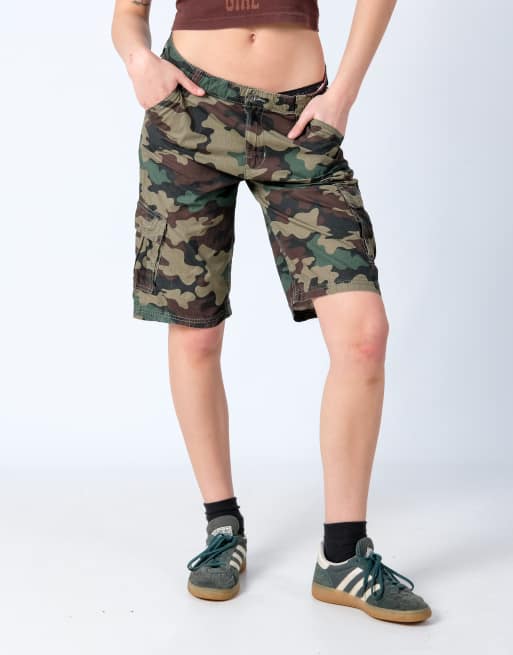 Vintage Levi's 32x21 Canvas Cargo Shorts Brown