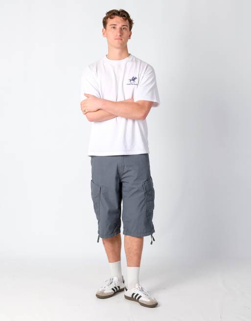Vintage Levi's 32x26 Canvas Cargo Shorts Charcoal Grey