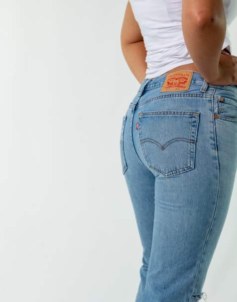 Vintage Levi's 32x30 Denim Jeans Light Blue - view 1